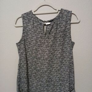 MOSSIMO Sleeveless Black and White Top
